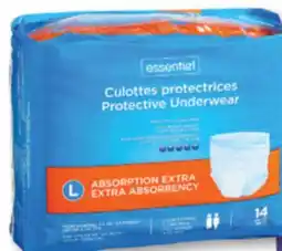 Familiprix Essentiel extra absorbency protective underwear L 14un offer