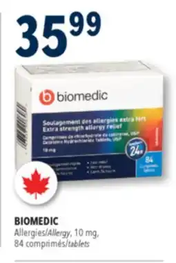 Familiprix Biomedic extra strength allergy relief tablets 84un offer