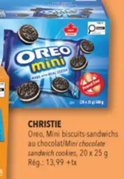 Familiprix CHRISTIE, Mini chocolate sandwich cookies offer