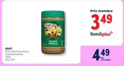 Familiprix Kraft smooth peanut butter offer