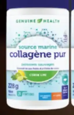 Familiprix Genuine Health Marine Clean Collagen Lemon Lime - Powder offer