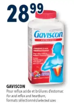 Familiprix Gaviscon extra strength fruit blend antiacid 120un offer