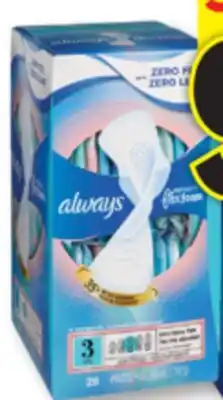 Familiprix Always Infinity Flexfoam pads S3 extra heavy flow 28un offer