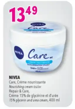 Familiprix Nivea Care no greasy feeling nourishing cream offer