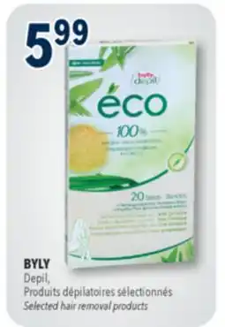 Familiprix Byly Depil body hair removal eco strips with carnauba 20un offer