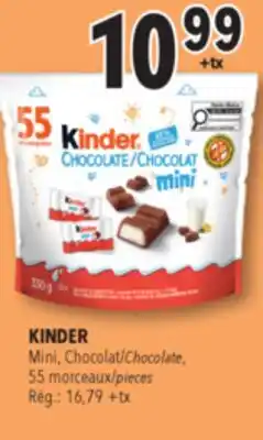 Familiprix KINDER,Chocolate, 55 pieces offer