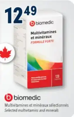 Familiprix Biomedic Multivitamins and Minerals Formula Forte tablets 120un offer