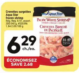 Giant Tiger Aqua Star frozen shrimp offer