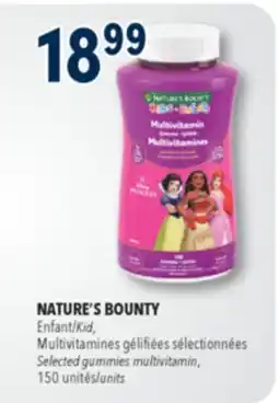 Familiprix Nature's Bounty Kids Disney Princess Multivitamin gummies 150un offer