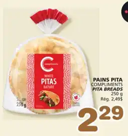 Marches Tradition COMPLIMENTS PITA BREADS offer