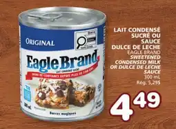 Marches Tradition EAGLE BRAND SWEETENED CONDENSED MILK OR DULCE DE LECHE SAUCE offer