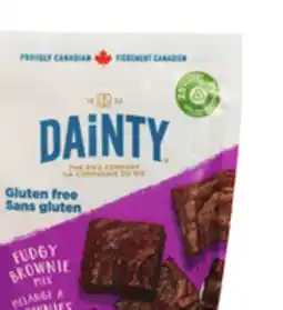 Giant Tiger Dainty gluten-free dessert mix offer