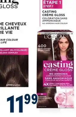 Familiprix L'Oréal Paris Casting Gloss Hair Color #400 Dark Brown offer