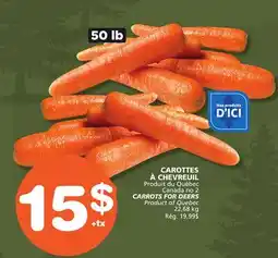 Marches Tradition CARROTS FOR DEERS offer
