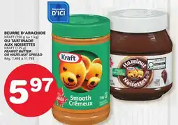 Marches Tradition PEANUT BUTTER OR HAZELNUT SPREAD offer