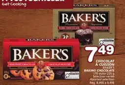 Marches Tradition BAKER'S BAKING CHOCOLATE offer