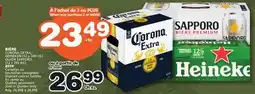 Marches Tradition CORONA EXTRA, HEINEKEN (12 x 330 mL) OR SAPPORO (12 x 355 mL) BEER offer