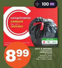 Marches Tradition COMPLIMENTS GARBAGE BAG offer