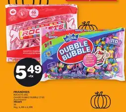 Marches Tradition ROCKETS OR DUBBLE BUBBLE TREATS offer