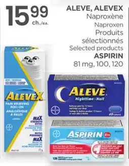 Proxim ALEVE, ALEVEX Naproxène Produits sélectionnés offer