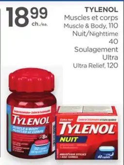 Proxim TYLENOL Muscles et corps, 110 Nuit offer