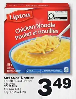 Marches Tradition Knorr Or Lipton Soup Mix offer