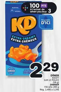 Marches Tradition KRAFT DINNER offer
