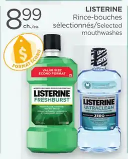 Proxim LISTERINE Rince-bouches sélectionnés offer