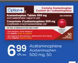 Proxim Acétaminophène 500 mg, 50 offer