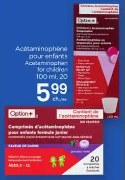 Proxim Acétaminophène pour enfants offer