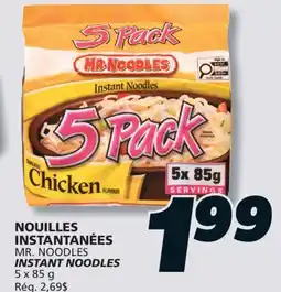 IGA MR. NOODLES INSTANT NOODLES offer