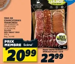 IGA LES VIANDES DE CHARLEVOIX LA PLANCHE SLICED DELI MEAT TRIO offer