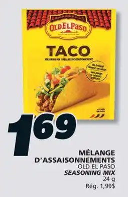 IGA OLD EL PASO SEASONING MIX offer