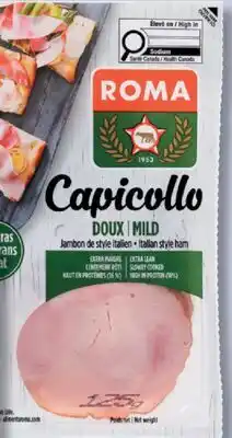 IGA ROMA SLICED CAPICOLLO offer