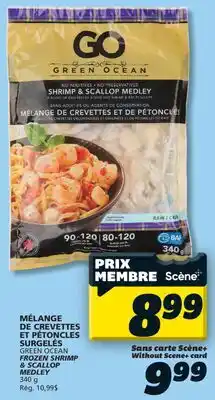 IGA GREEN OCEAN FROZEN & SCALLOP MEDLEY offer
