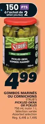 IGA STRUB'S PICKLED OKRA OR PICKLES offer