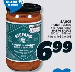IGA STEFANO FAITA PASTA SAUCE offer