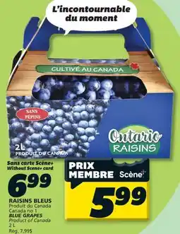 IGA BLUE GRAPES offer