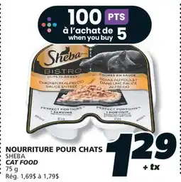 IGA SHEBA CAT FOOD offer