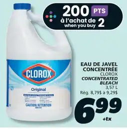 IGA CLOROX CONCENTRATED BLEACH offer