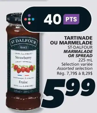 IGA ST-DALFOUR MARMALADE OR SPREAD offer