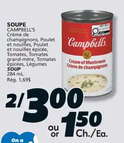 IGA CAMPBELL'S SOUP offer