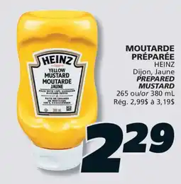 IGA HEINZ PREPARED MUSTARD offer