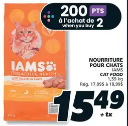IGA IAMS CAT FOOD offer