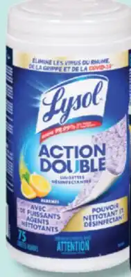 IGA LYSOL WIPES, TOILET BOWL CLEANER offer