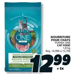 IGA PURINA ONE CAT FOOD offer