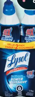 IGA LYSOL WIPES, TOILET BOWL CLEANER OR DISINFECTANT offer
