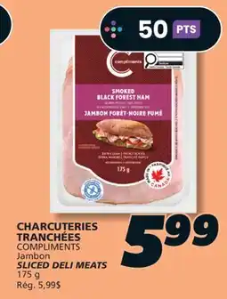 IGA COMPLIMENTS Jambon SLICED DELI MEATS offer