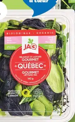 IGA JAG ORGANIC GOURMET LETTUCE MIX offer