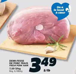 IGA FRESH PORK HAM offer